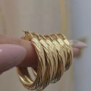 3 juegos de argollas 10k